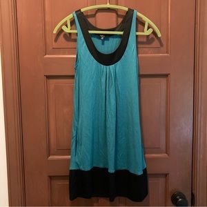 Express Teal Slip Dress/Tunic Top